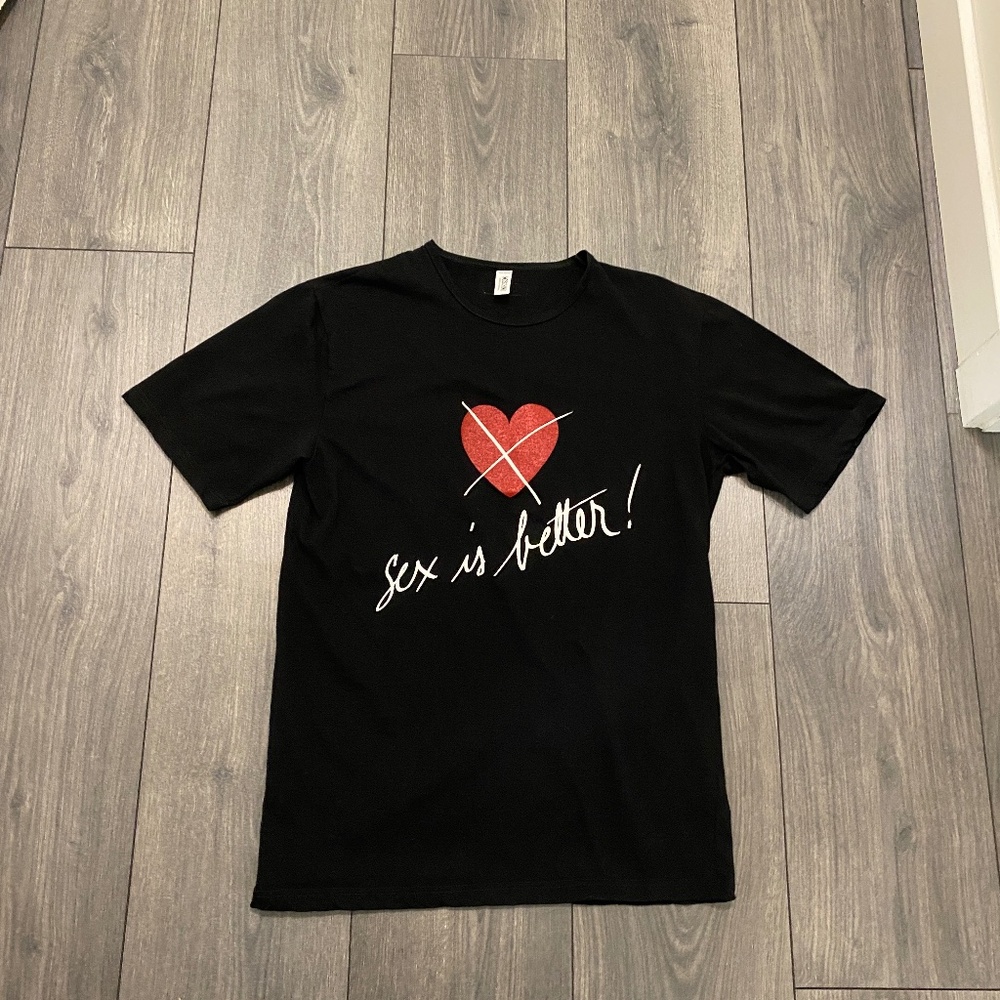 Moschino Sex Is Better Underwear T-shirt Size M